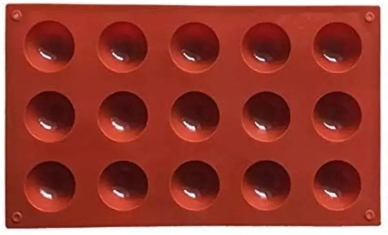 1.54-Inch Hemisphere Silicone Candy Mold 1