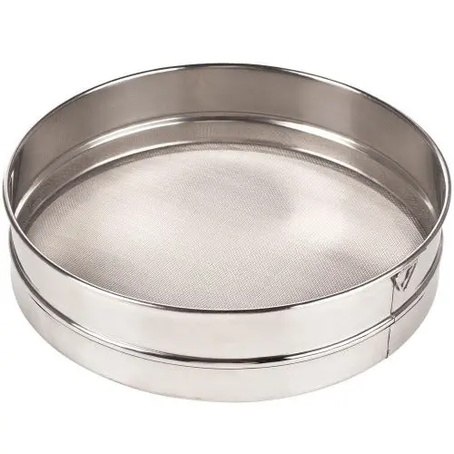 10-Inch Heavy-Duty Stainless Steel Rimmed Sieve 1