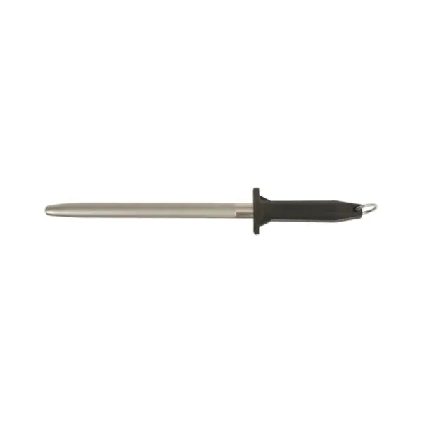 10-Inch Oval Diamond-Honed Knife Steel – Professional Sharpening Rod 1