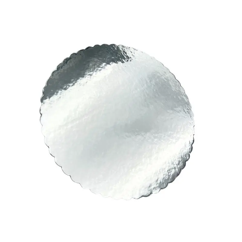 10-Inch Silver Scallop-Edge Cake Board – Updated Wholesale Pricing 1