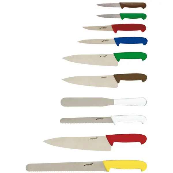 10-Piece Colour-Coded Chef Knife Set With Protective Case 1