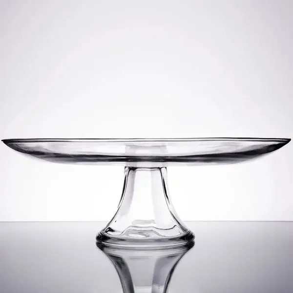 13-Inch Tiered Glass Cake Display Stand 1