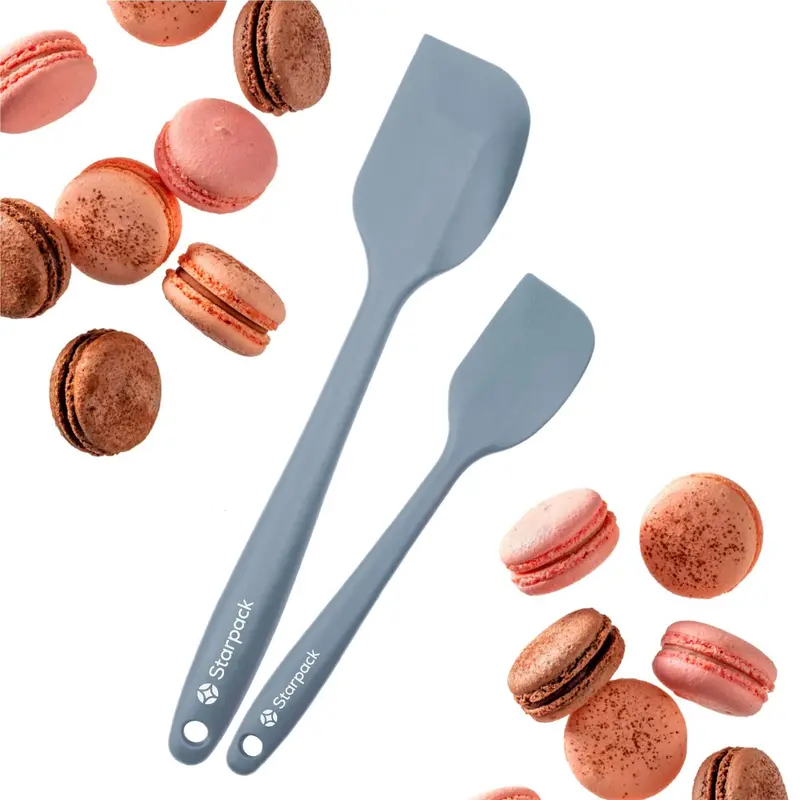 2-Piece Silicone Spatula Set – Scrape & Stir (8" And 11") 1