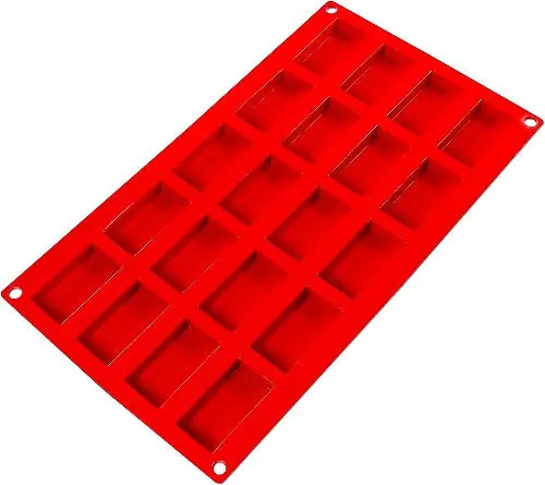 20-Cavity Financier Silicone Baking Pan – 0.68-Ounce Capacity Per Cup 1