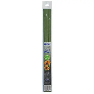 20-Gauge Green Floral Wire – Heavy-Duty Craft And Bouquet Binding 1