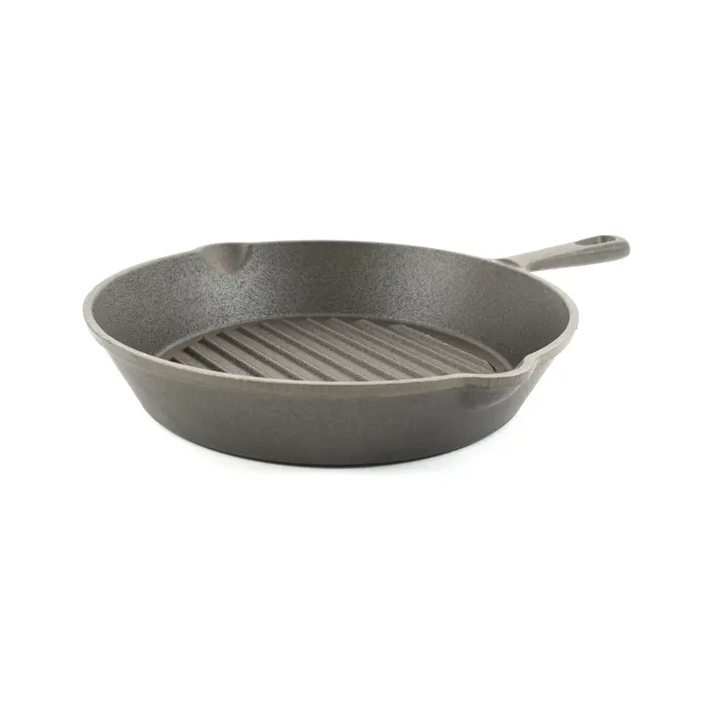 24Cm Heavy-Duty Cast Iron Grill Pan For Searing And Grilling 1