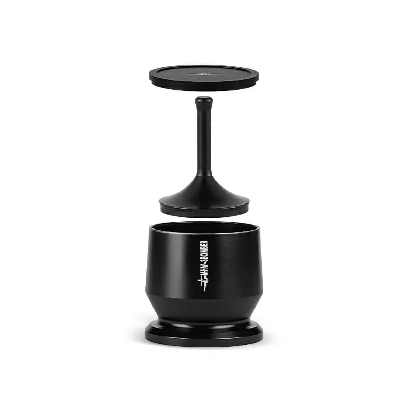 3 Bomber 58Mm Precision Dosing Funnel – Black Stainless Steel 1