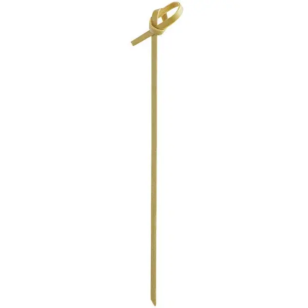 4.75-Inch Bamboo Knot Food Picks – Reusable Skewers For Appetizers 1