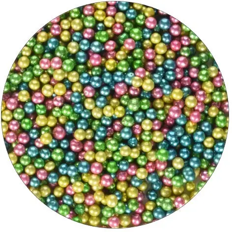 4Mm Multicolor Dragees – Edible Candy Sprinkles For Decorating 1