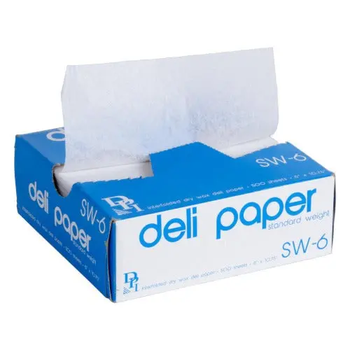 500-Sheet Pack Of Deli-Style Wax Paper Wraps 1