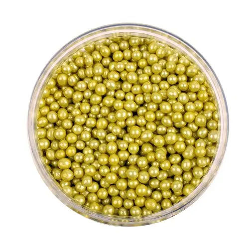 6Mm Gold Metallic Dragees 1