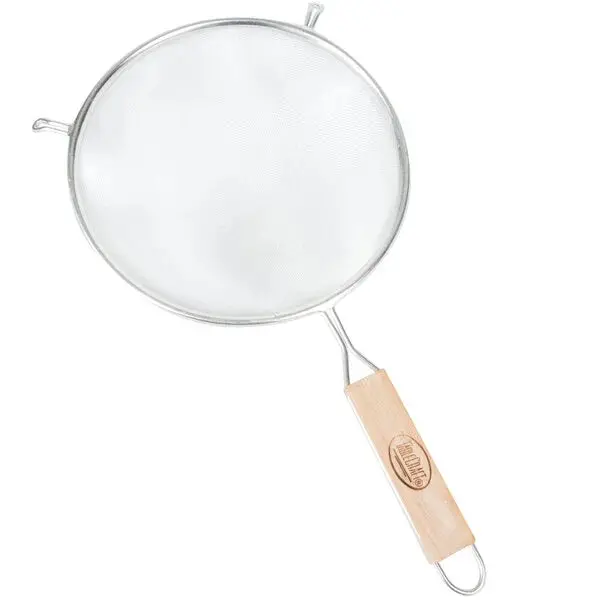 8-Inch Fine-Mesh Tin Strainer – Lightweight Sifting And Straining Tool 1