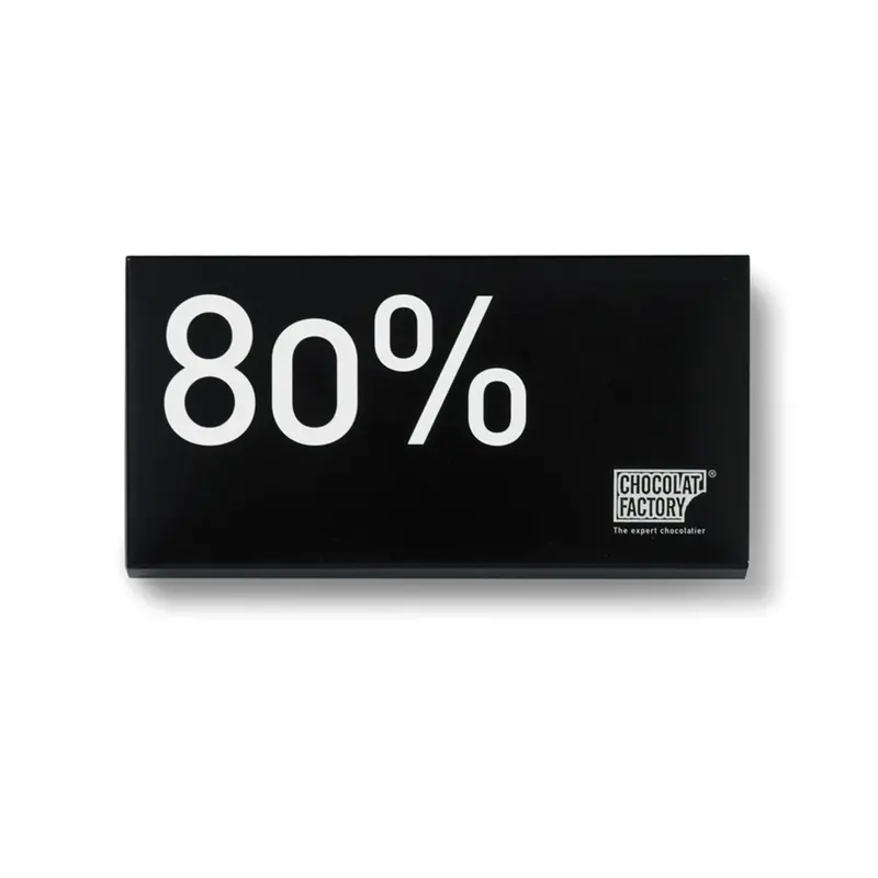 80% Cacao Extra-Dark Chocolate Bar – 100G 1