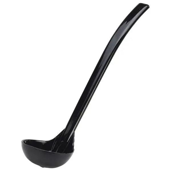 9.5-Inch Black Ladle – 1-Ounce Capacity Serving Scoop 1