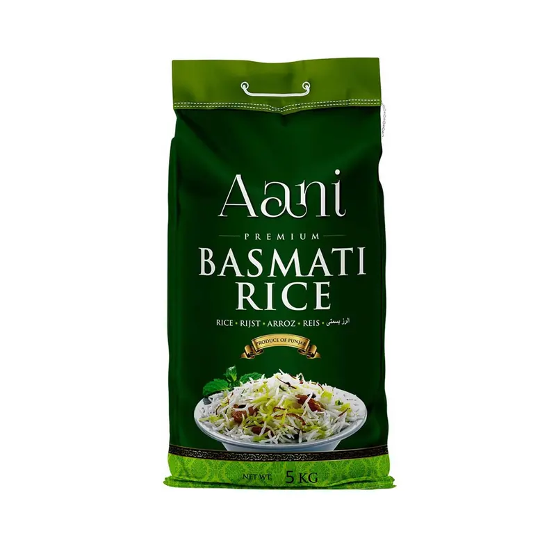Aani Premium Aged Basmati Rice – 5Kg Bag, Long-Grain & Fragrant 1
