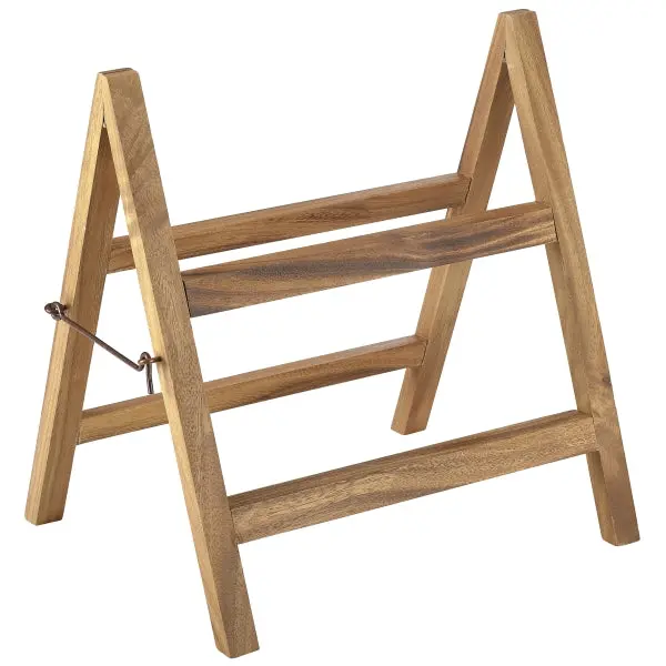 Acacia Wood Tiered Display Stand – 38 X 30 X 40Cm, Standalone Unit 1