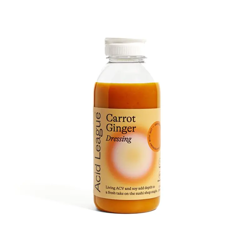 Acid League Carrot-Ginger Salad Dressing – Vegan & Unfiltered, 354Ml 1