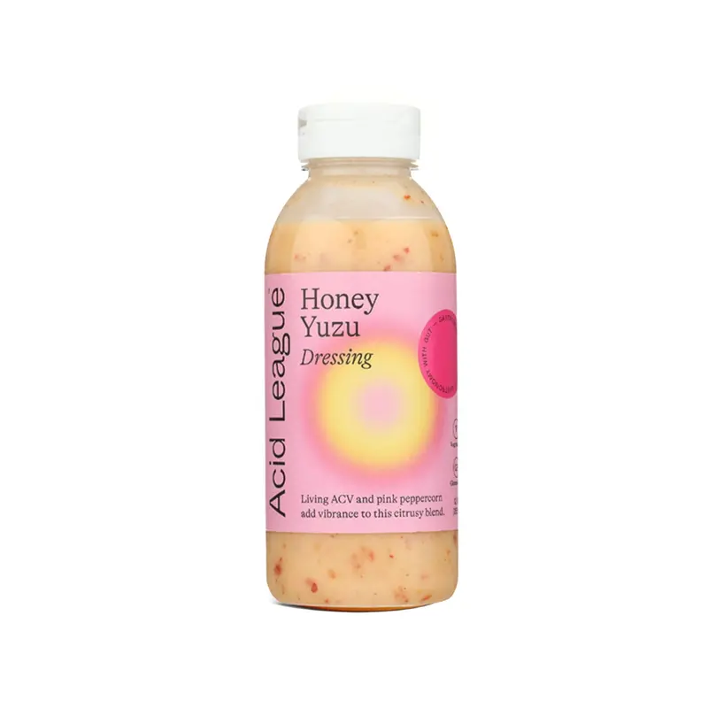 Acid League Honey-Yuzu Vinaigrette – Fermented Living Dressing With Citrus Zest, 300Ml 1