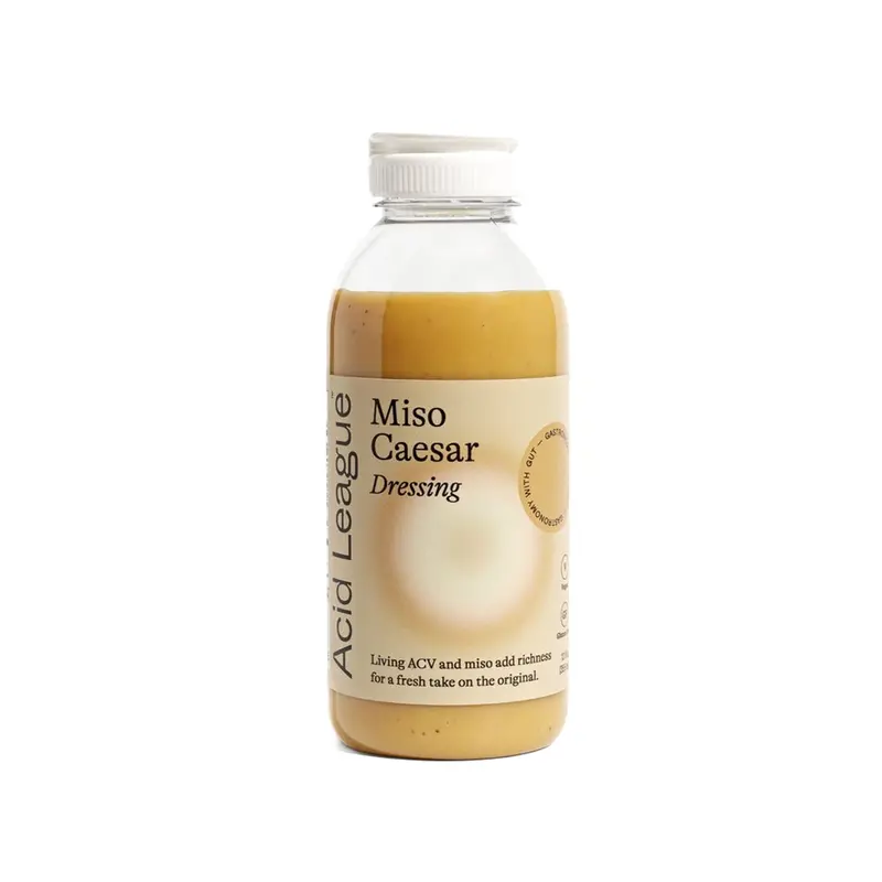 Acid League Miso Caesar Dressing – Umami-Rich Vegan Blend, 300Ml 1