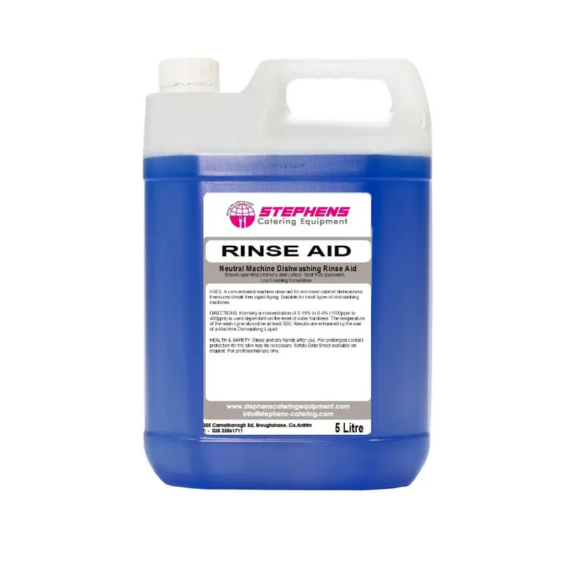 Acidic Hard-Water Rinse Aid – 4×5L Commercial Concentrate 1