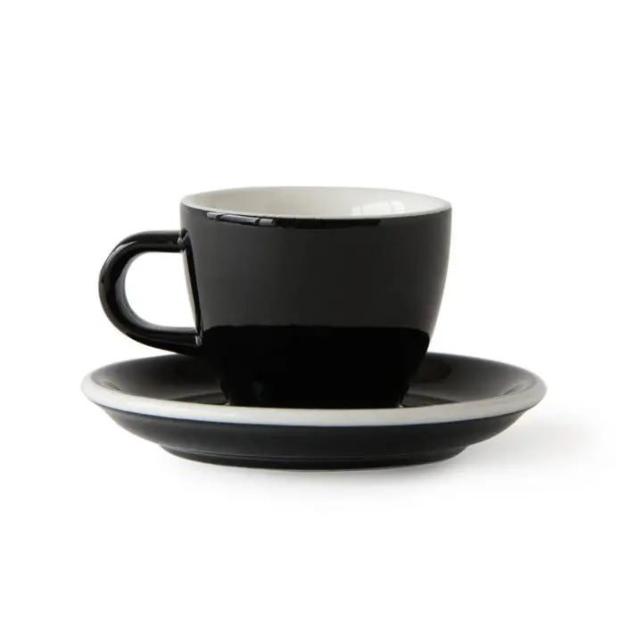 Acme Black Espresso Cup And Saucer Set – 70Ml 1