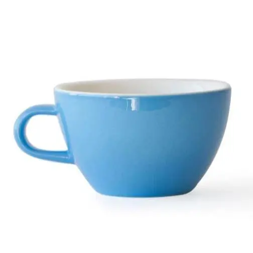 Acme Blue Latte Cup, 280 Ml With Matching Saucer 1