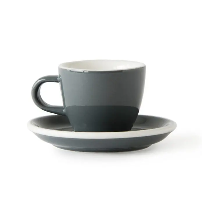 Acme Grey Espresso Cup And Saucer Set – 70Ml 1
