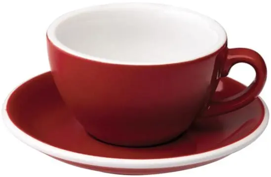 Acme Red Cappuccino Cup And Saucer Set – 190Ml 1