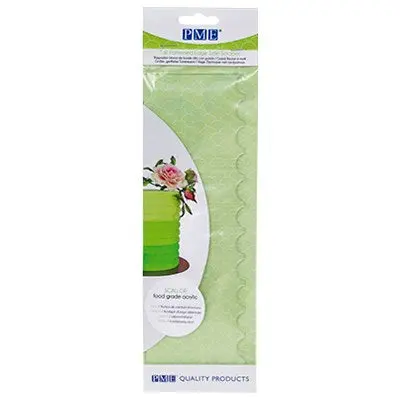 Acrylic Side Scraper With Scallop-Edged Design 1