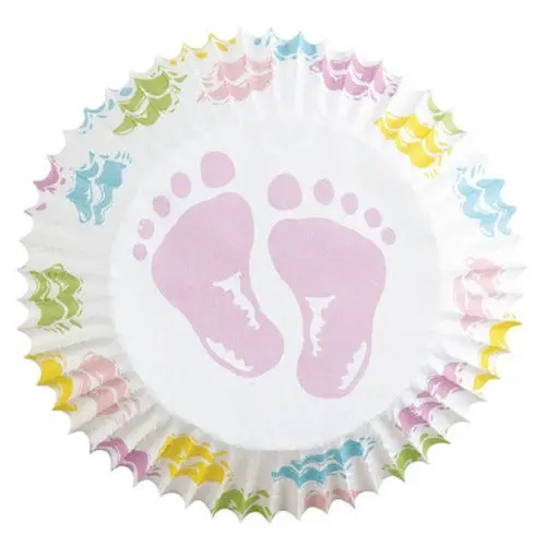 Adorable Baby Feet Design Cupcake Liners 1