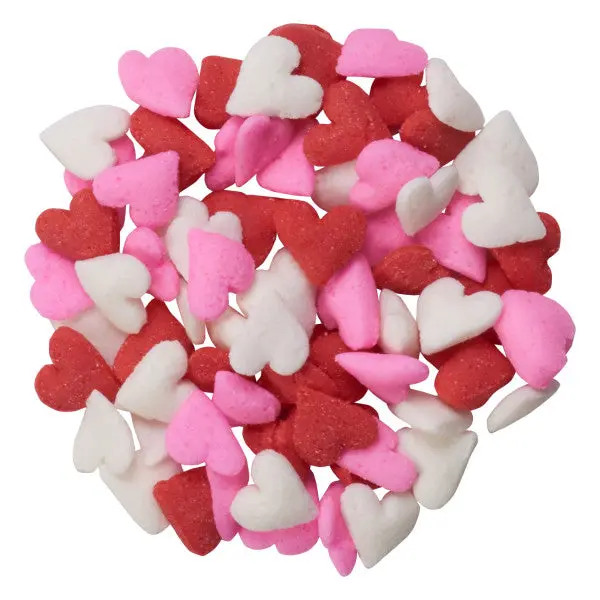 Adorable Mini Heart-Shaped Quins Sprinkles 1