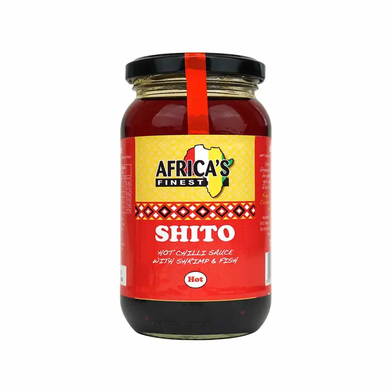 Africa’S Finest Shito Hot – Ghanaian Black Pepper & Seafood Condiment, 330G 1