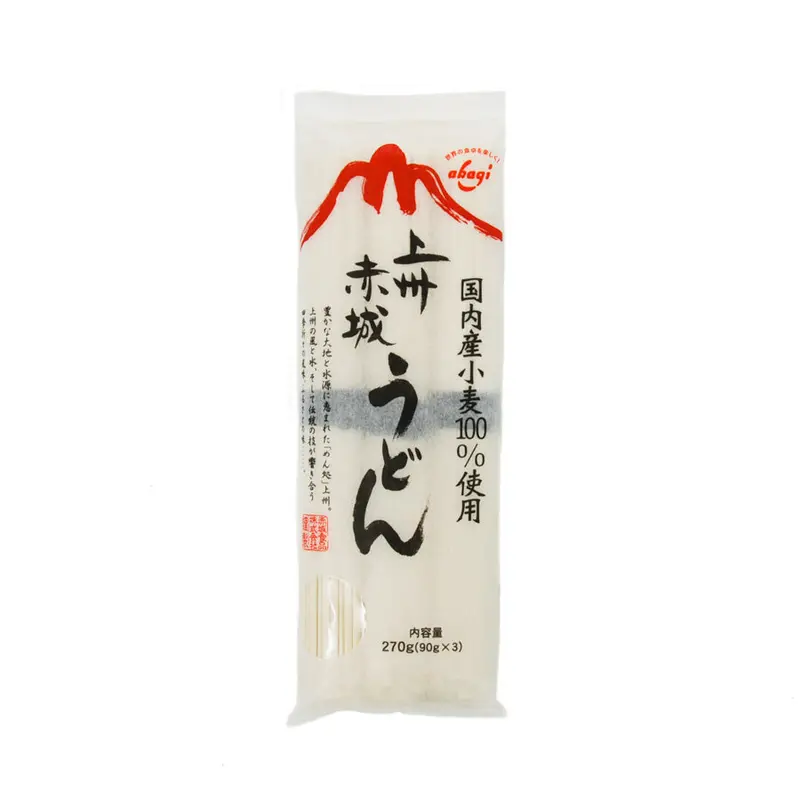 Akagi Udon Noodles – Thick, Chewy Japanese Wheat Noodles, 270G 1