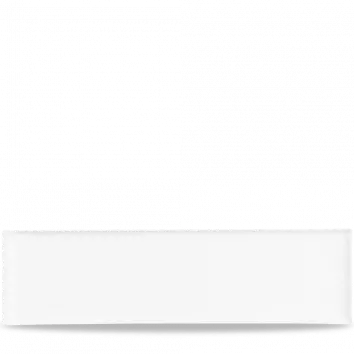 Alchemy Balance White Rectangular Buffet Dish – 22 Inch, Pack Of 4 1