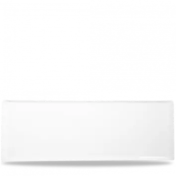 Alchemy Balance White Rectangular Buffet Tray – 22.875 X 7.875 Inch, Pack Of 4 1