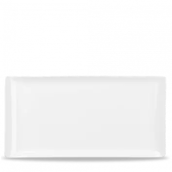 Alchemy Balance White Rectangular Serving Tray – 20.875 Inch, Pack Of 2 1