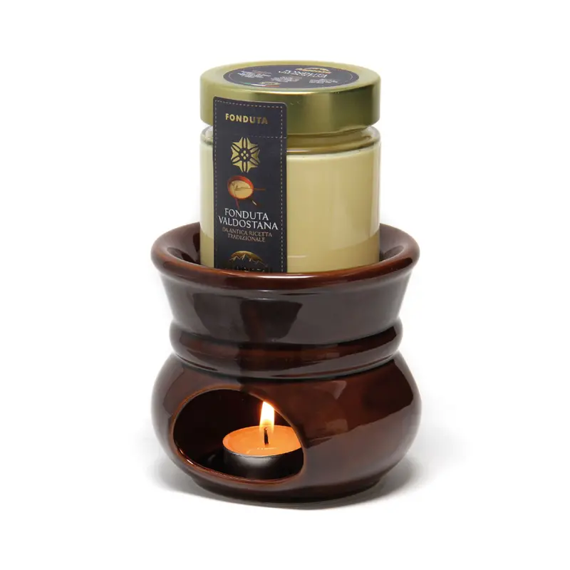 Alpenzu Aosta Valley Fondue Set With Burner – 230G 1