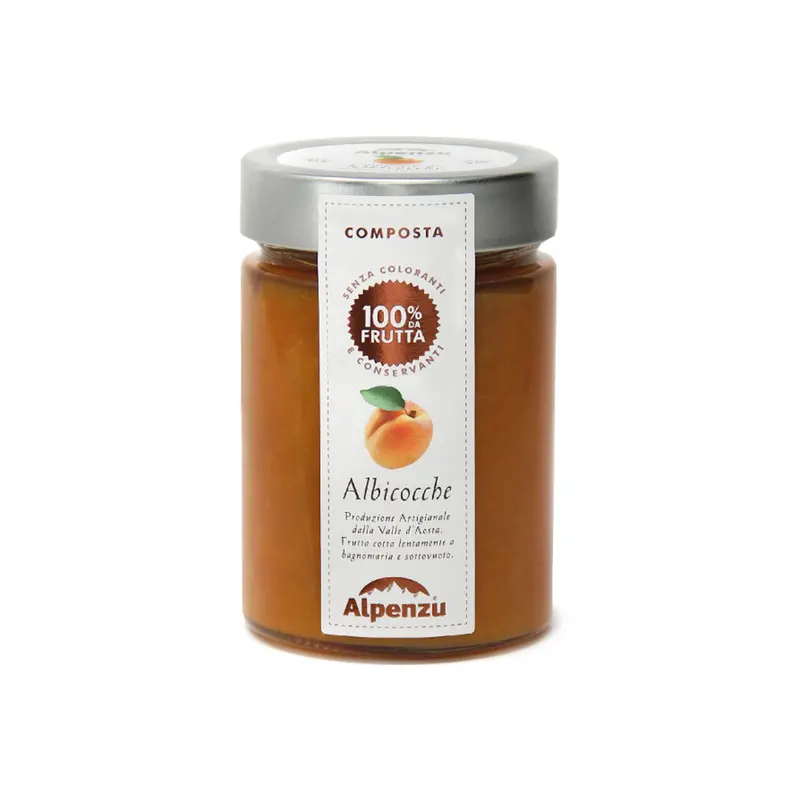 Alpenzu Apricot Preserves – 100% Fruit Jam, 350G 1
