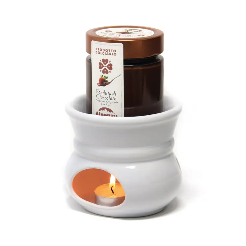 Alpenzu Dark Chocolate Fondue Kit With Burner – 260G 1