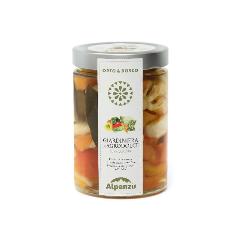 Alpenzu Giardiniera Pickled Vegetables – Sweet & Sour Mix, 530G 1
