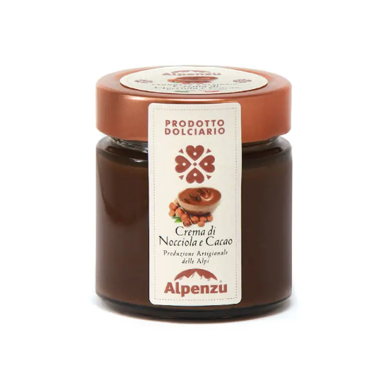 Alpenzu Hazelnut & Cocoa Cream – Palm Oil-Free Spread (Short-Dated, 250G) 1
