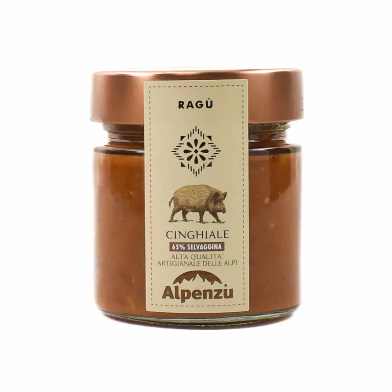 Alpenzu Rustic Wild Boar Ragu – Rich & Hearty, 225G 1