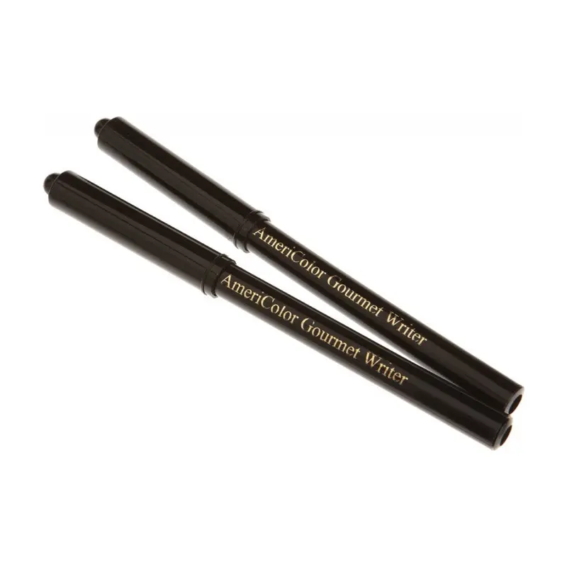 Americolor Black Edible Food Writer Pens (2-Pack) 1