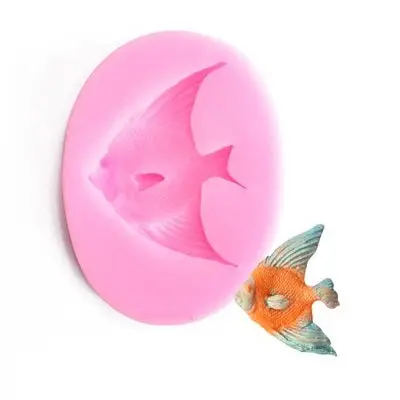 Angelfish-Shaped Silicone Mold For Confections 1