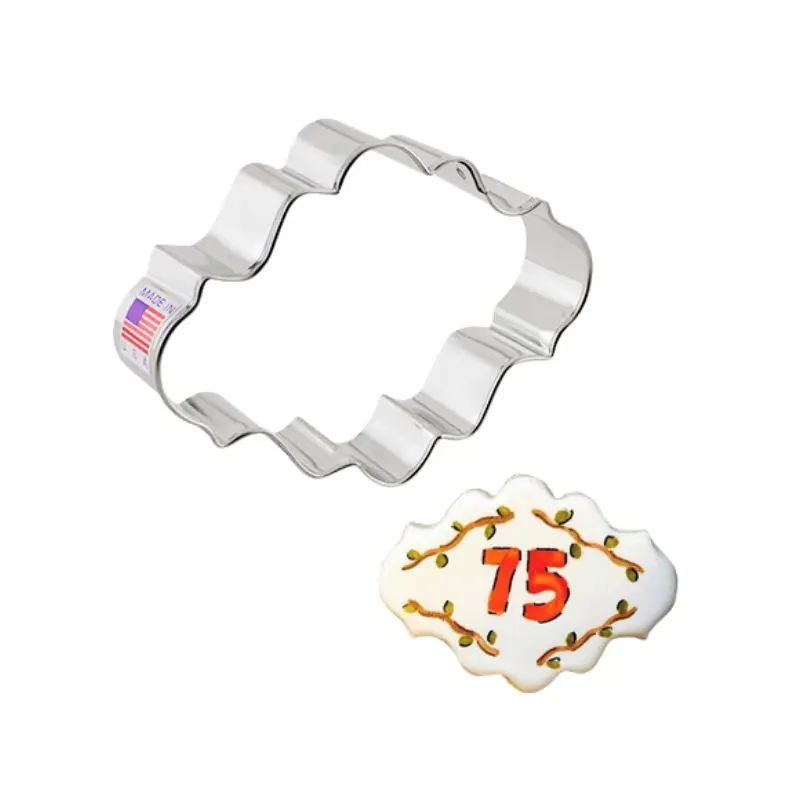 Ann Clark 4-Inch Oval Plaque Cookie Cutter 1