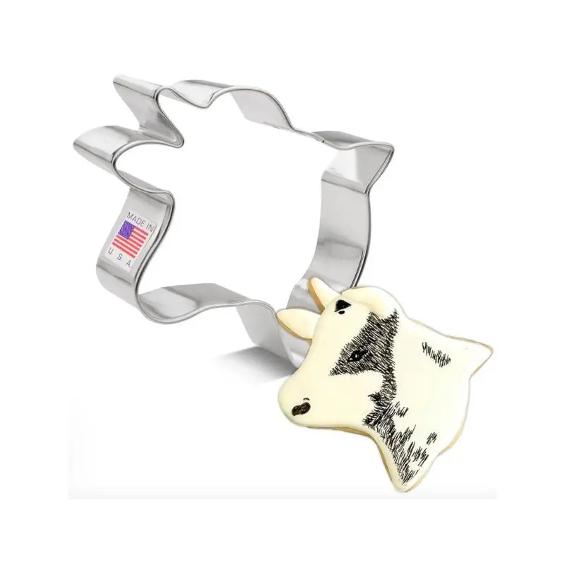 Ann Clark Cow Head Cookie Cutter (4") 1