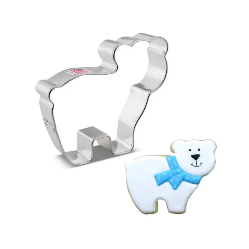 Ann Clark Cute Bear Cookie Cutter – 3.63 Inch Stainless Steel 1