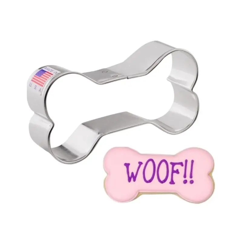 Ann Clark Dog Bone Cookie Cutter – 3.5 Inch Pet-Themed 1
