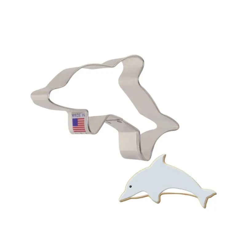 Ann Clark Dolphin Cookie Cutter – 4 Inch Ocean Animal 1