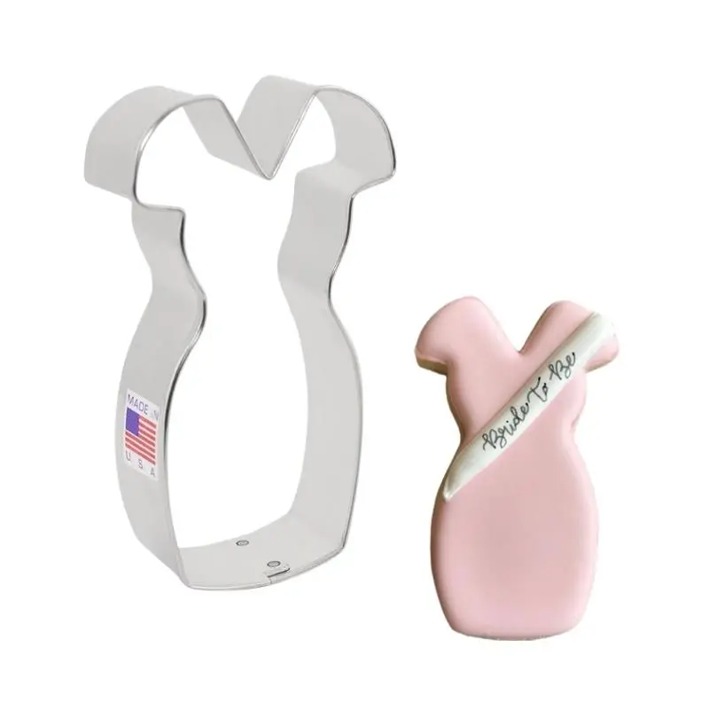 Ann Clark Dress-Silhouette Cookie Cutter – 4.25 Inches 1